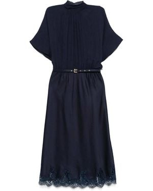 ERMANNO FIRENZE Midi Dress - Blue