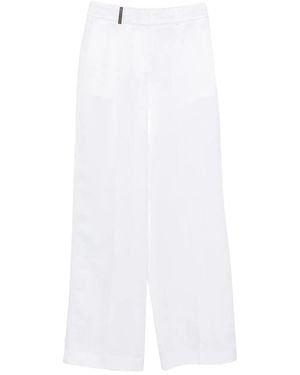 Peserico Trousers - White
