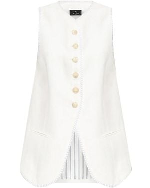Etro Vest - White