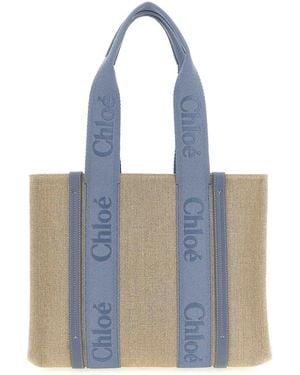 Chloé Medium Shopping Bag - Blue