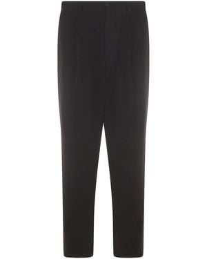 Giorgio Armani Wool Trousers - Black