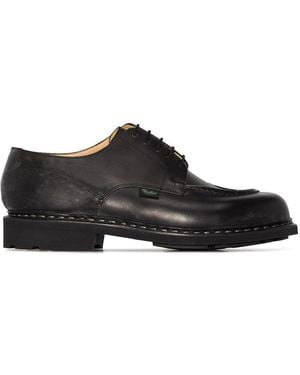 Paraboot Chambord Noir Leather Lace-Up Shoes - Black