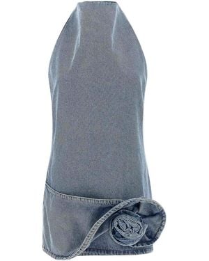 Magda Butrym Denim 10 Dress Dress - Blue
