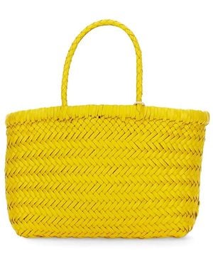 Dragon Diffusion Flat Gora Mini Bag - Yellow
