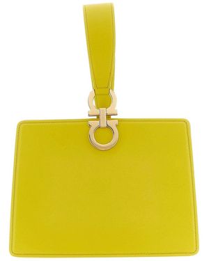 Ferragamo Mini Clutch - Yellow