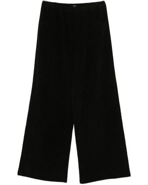 Apuntob Courduroy Cotton Pants - Black