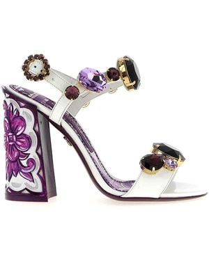 Dolce & Gabbana Keira Sandals - Metallic