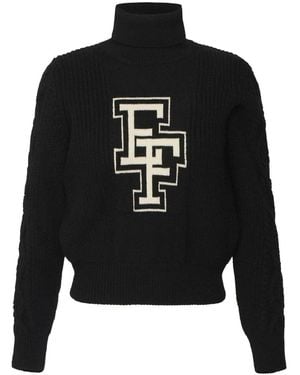 Elisabetta Franchi Crewneck - Black