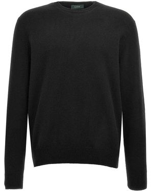 Zanone Crewneck Jumper - Black