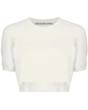 Alexander Wang Logo Sweater - White