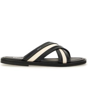 Bally Slide Sandal Gherry - Black