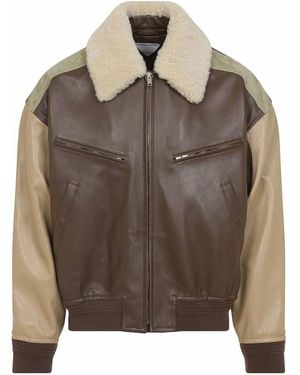 Bottega Veneta Leather Jacket - Brown