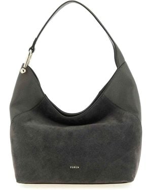 Furla Lara Medium Shoulder Bag - Black