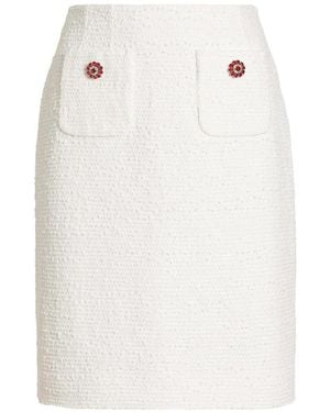 Dolce & Gabbana Falda Semilarga - Blanco