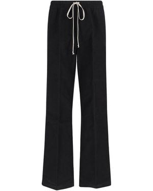 Rick Owens Straight Pants - Black