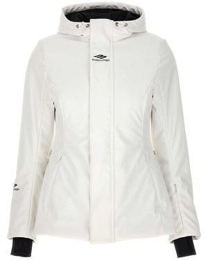 Balenciaga 'Ski Hourglass 3B Sports Icon' Parka - White