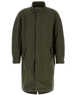 Givenchy Twisted Arm Cotton Parka - Green