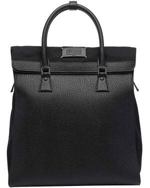 Maison Margiela Logo Backpack - Black