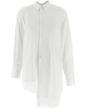 Comme des Garçons Asymmetric Hem Shirt - White