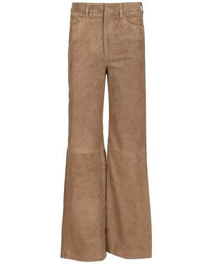 ROTATE BIRGER CHRISTENSEN Straight Trousers - Brown
