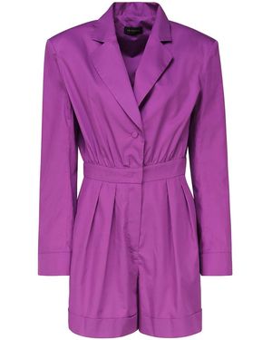 ANDAMANE Rina Cotton Jumpsuit - Purple