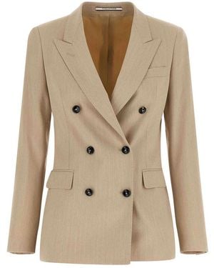 Tagliatore Polyester Blazer - Natural