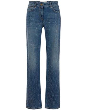 Elisabetta Franchi Vaqueros Rectos - Azul