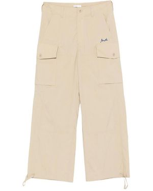 P.A.R.O.S.H. Nylon And Cotton Trousers - Natural
