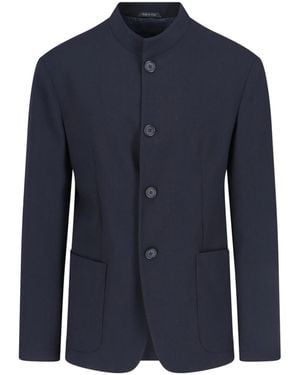 Giorgio Armani Single -Breasted Blazer - Blue