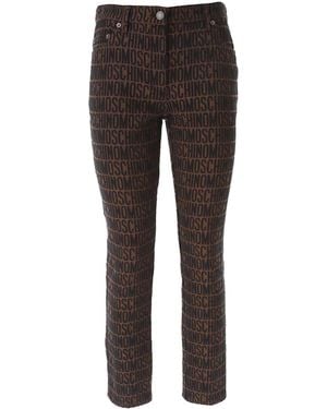 Moschino Logo Trousers - Grey