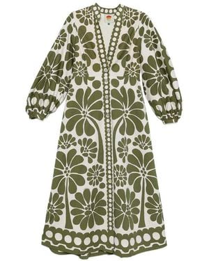 FARM Rio Long Dress - Green