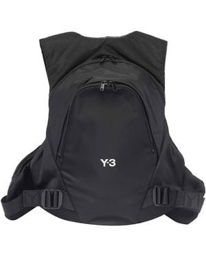 Y-3 Logo Backpack - Black