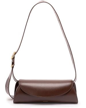 Jil Sander 'Cannolo' Small Bag - Brown