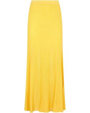 Gabriela Hearst Wool Eula Skirt - Yellow