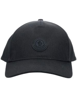 Moncler Baseball Logo Hat - Blue