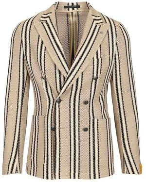 Tagliatore Double-Breasted Jacket - Brown