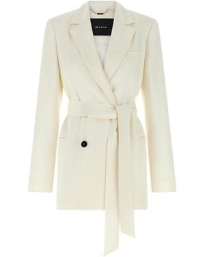 Kiton Silk Blazer - White