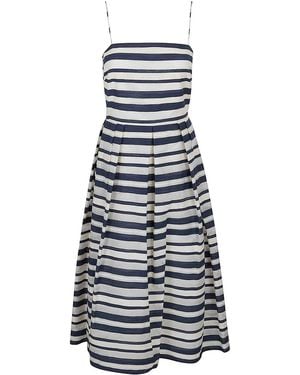 Ralph Lauren Woven-Fit & Flare-Dresses - White