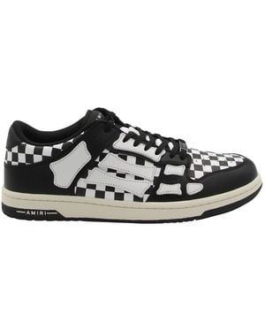 Amiri And Leather Trainers - Black