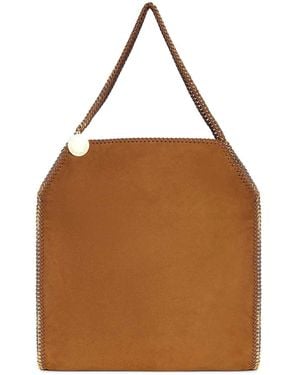 Stella McCartney Falabella Suede Tote Bag - Brown