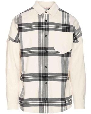 Palm Angels 'Back Logo Check' Overshirt - Multicolour