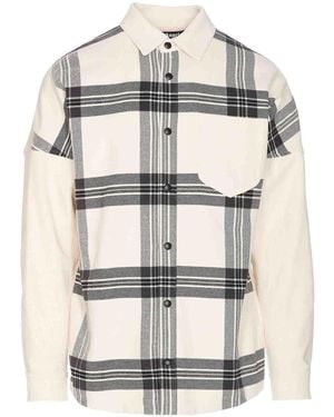 Palm Angels 'Back Logo Check' Overshirt - Multicolour