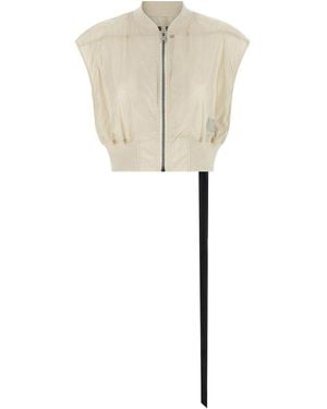 Rick Owens Tatlin Bomber Vest - White