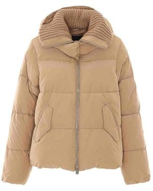 Mulberry Dianthus Down Jacket - Natural