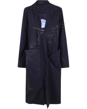 Maria Calderara Midi Raincoat - Blue