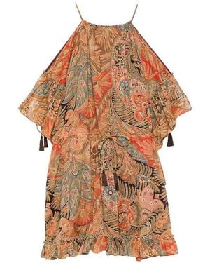 Etro Paisley Print Mini Dress - Multicolour