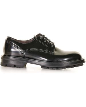 Neil Barrett Brushed Leather Derby - Black