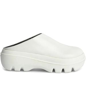 Proenza Schouler Leather Mules - White