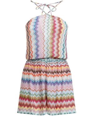 Missoni Combinaison À Motif Zigzag - White