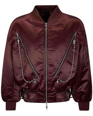 Chopova Lowena Helter Bomber Jacket - Purple